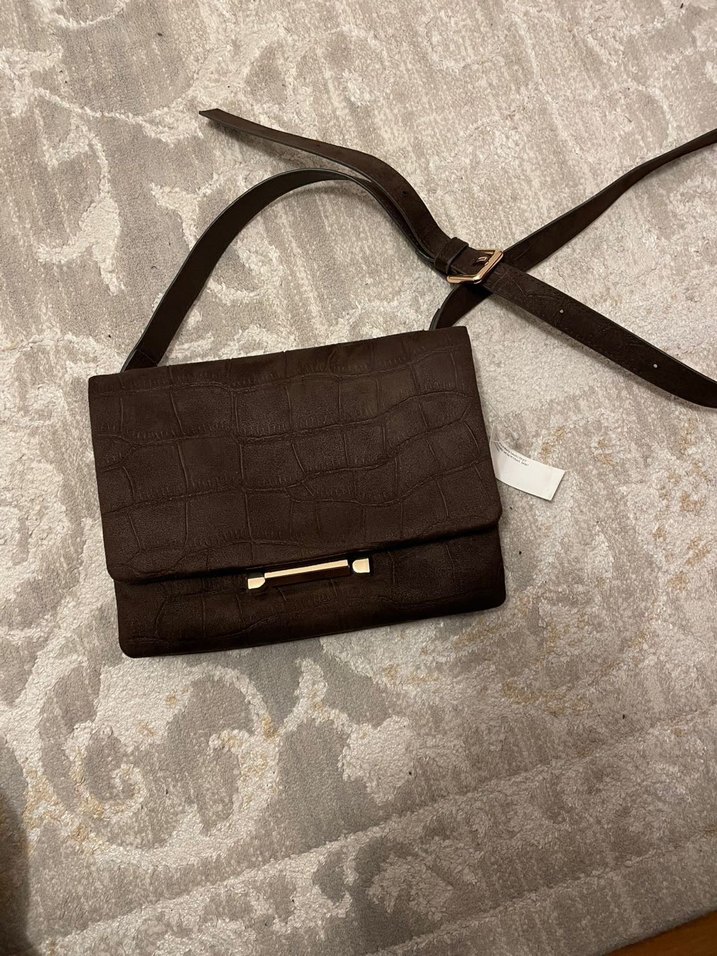 H&M Kahverengi Kemerli Kadın Çanta - Görsel 5