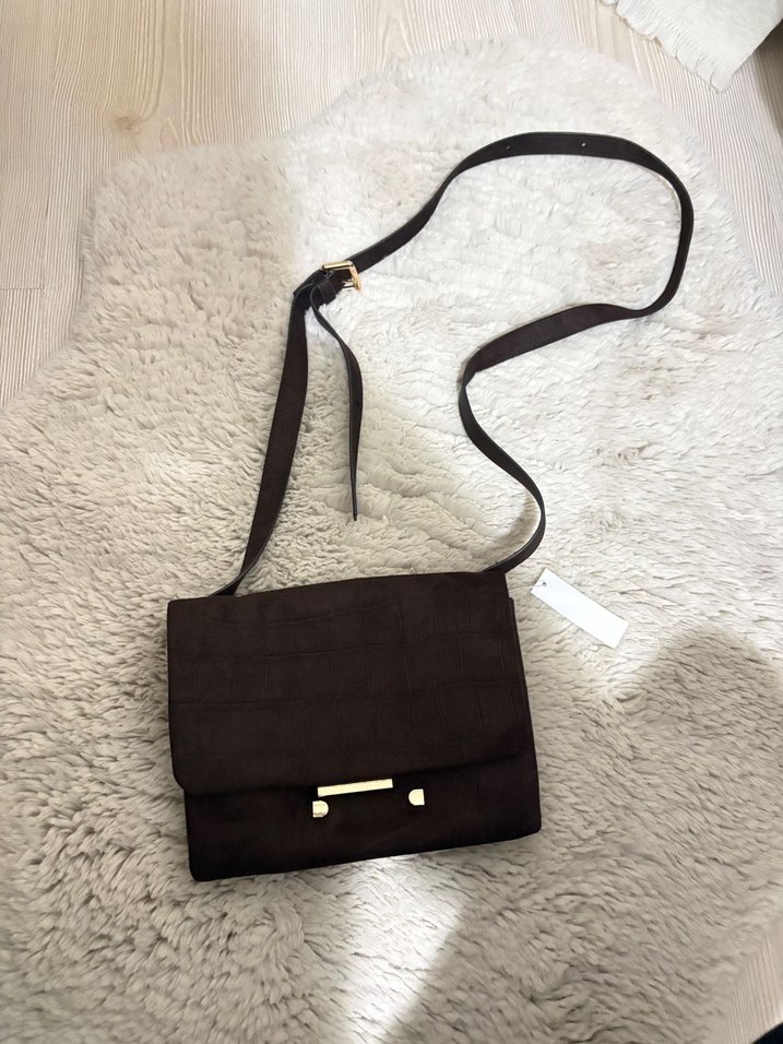 H&M Kahverengi Kemerli Kadın Çanta - Görsel 3