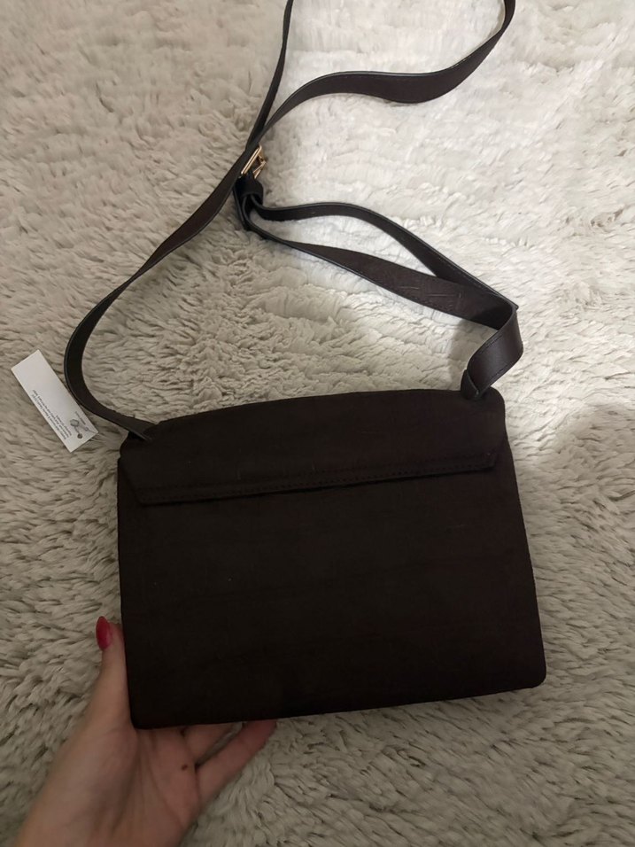 H&M Kahverengi Kemerli Kadın Çanta - Görsel 4