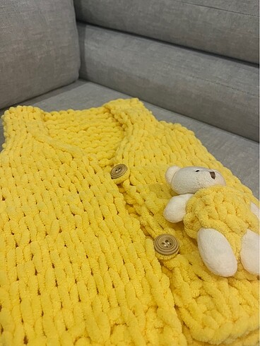 Teddy ayıcıklı yelek