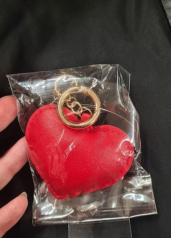 Stradivarius kalp çanta charm