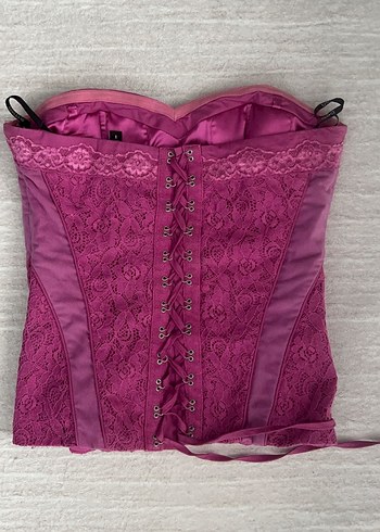 BEBE Straplez Üst Vintage - Görsel 2