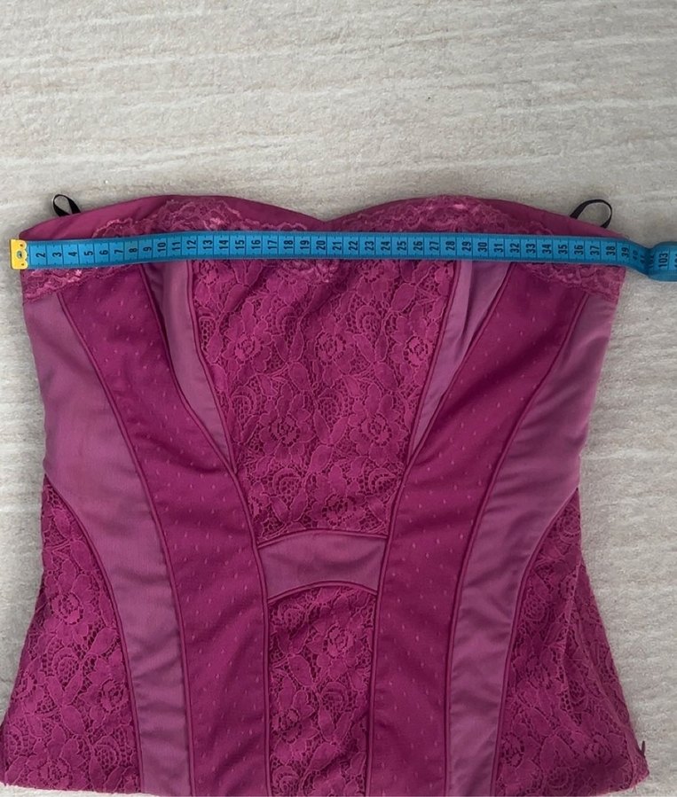 BEBE Straplez Üst Vintage - Görsel 4