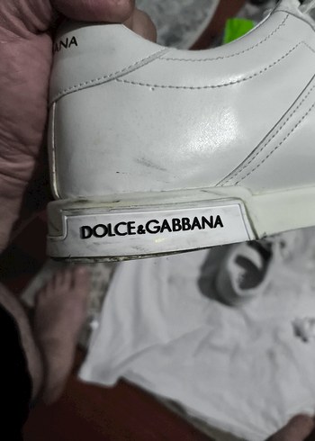 43 Beden beyaz Renk D&G Erkek Beyaz ayakkabı