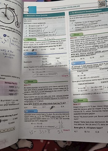  Problemler Soru Bankası - Beceri Temelli Sorular