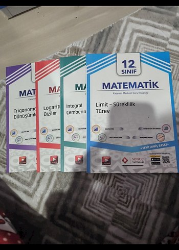 12. Sınıf Matematik Konu Kitapları Seti