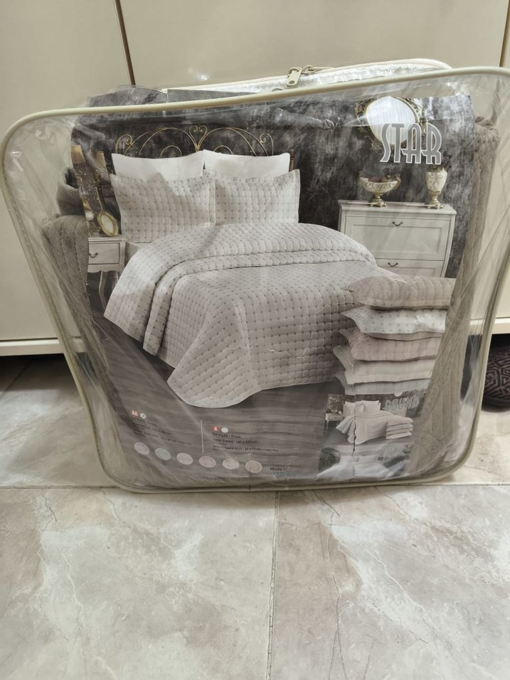 kahverengi yatak örtüsü - Görsel 2