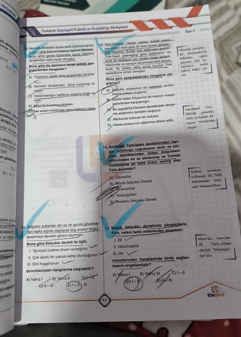  Beden YKS Tarih Soru Bankası TYT AYT 10 Deneme