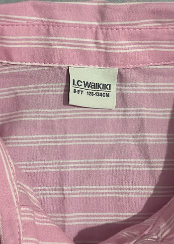 Kız çocuk pembe gömlek - Görsel 4