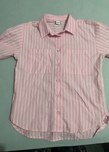 Kız çocuk pembe gömlek - Görsel 2