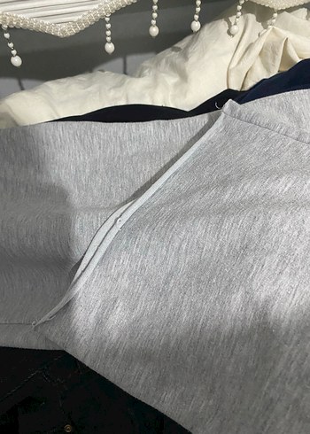 Kadın Gri Rahat Kesim Eşofman Altı - Görsel 2