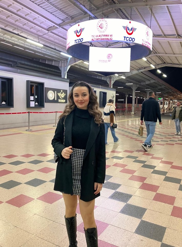 Düğmeli Kısa Mini Ekose Etek - Görsel 2