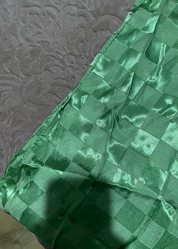 Yeşil Parlak Fırfırlı Kadın şal - Görsel 2