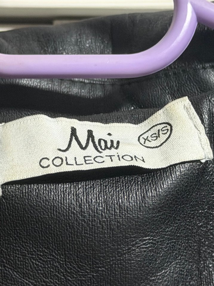 Uzun Deri Ceket - Görsel 5