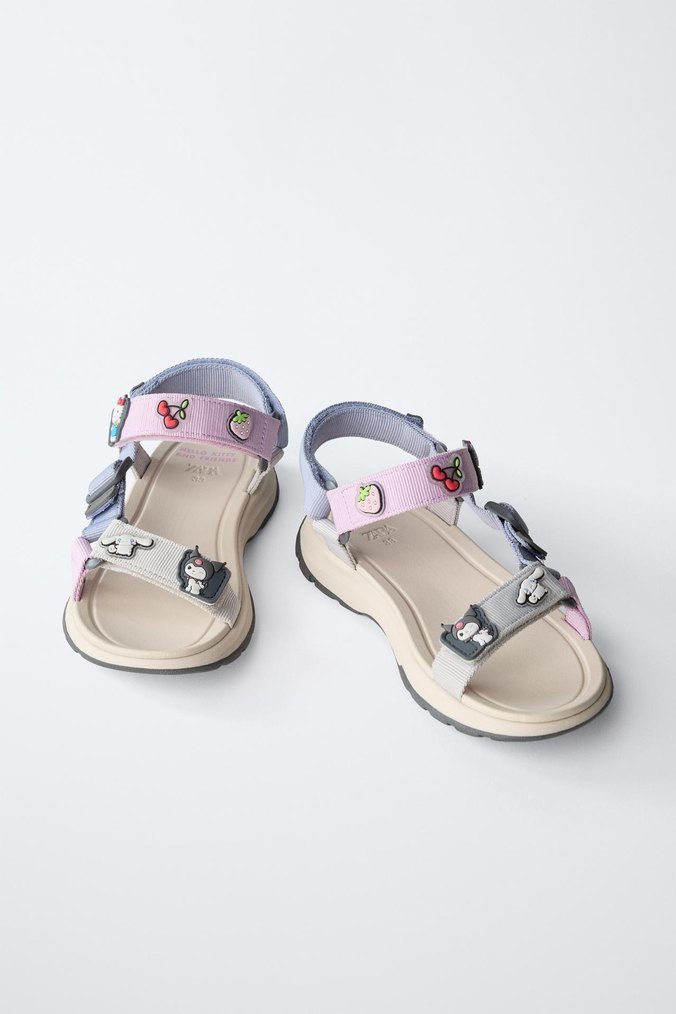 zara hello kitty kuromi sandalet - Görsel 5