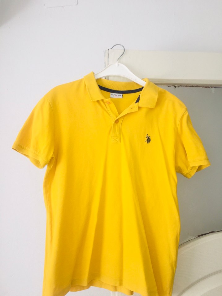 Erkek Sarı Polo Yaka Tişört - Görsel 2