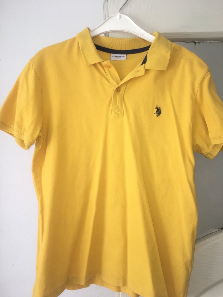 Erkek Sarı Polo Yaka Tişört - Görsel 3