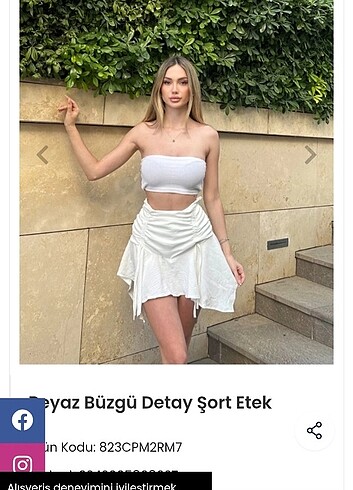Beyaz etek