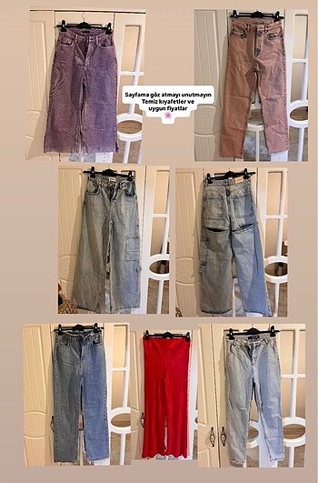36 Beden mavi Renk Jean , pantolon , kot , palozzo