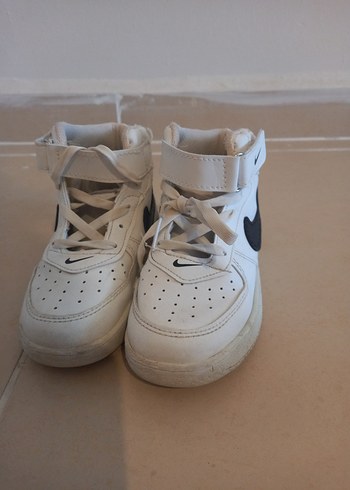 Beyaz Erkek Çocuk Spor Ayakkabı Velcro