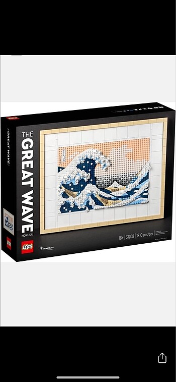 Lego Art Hokusai Büyük Dalga