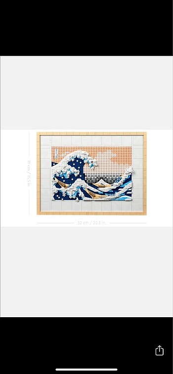 Diğer Lego Art Hokusai Büyük Dalga