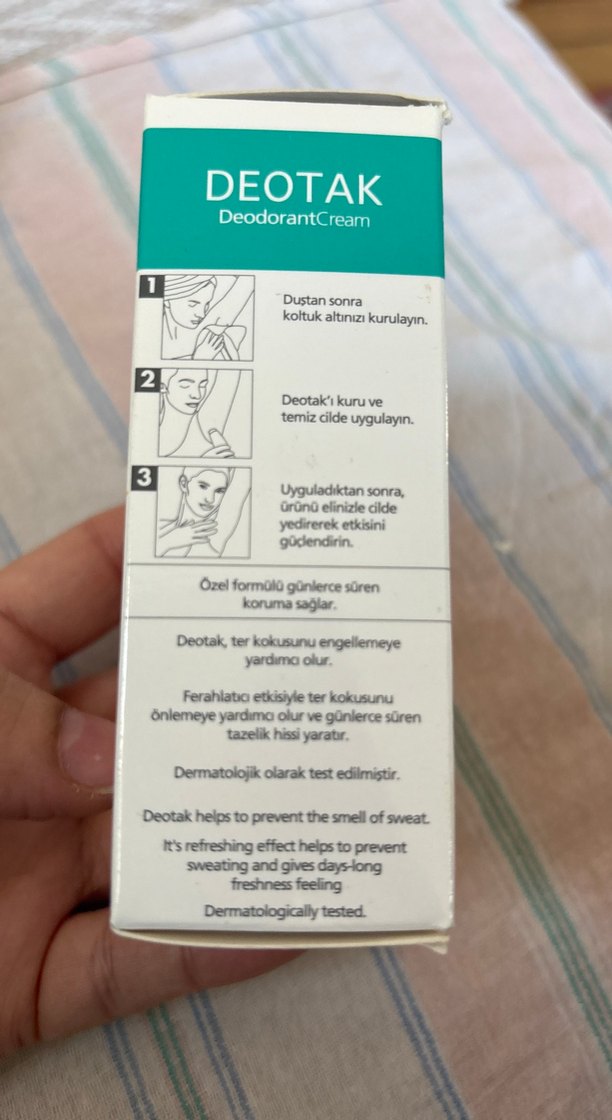 Deotak Krem Deodorant 7 Gün Etkili - Görsel 4