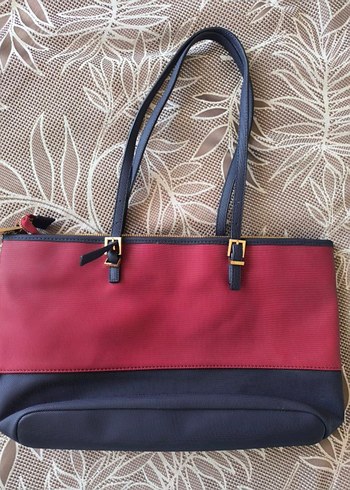 U.S. Polo Assn. Kırmızı Siyah Deri Kadın Çanta - Görsel 5