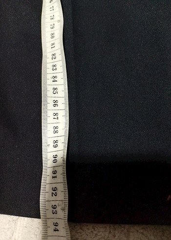 m Beden Kadın Siyah Kumaş Pantolon Normal Kesim