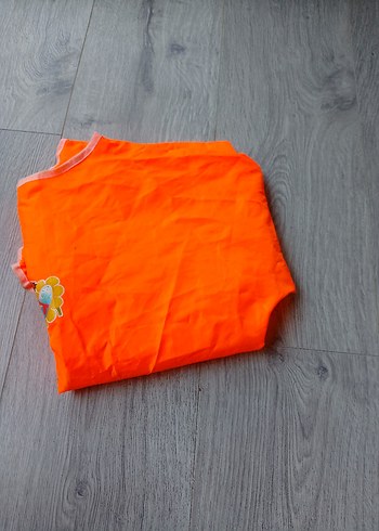 Turuncu Baskılı bebek mama önlüğü - Görsel 6