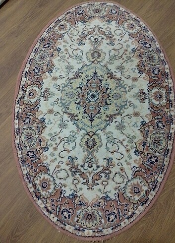 120*78cm oval halı.