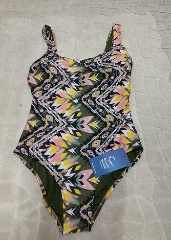 Bohem Çok Renkli Desenli Kadın Mayo - Görsel 2