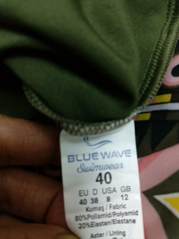 Bohem Çok Renkli Desenli Kadın Mayo - Görsel 5