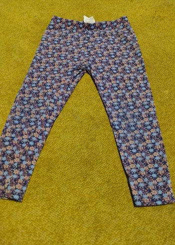 Kız Çocuk Renkli Batik Desenli Tayt - Görsel 2