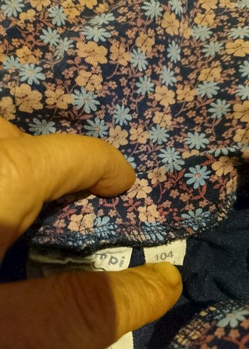 Kız Çocuk Renkli Batik Desenli Tayt - Görsel 7