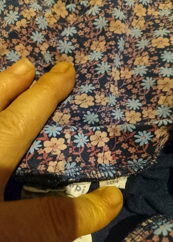 Kız Çocuk Renkli Batik Desenli Tayt - Görsel 6