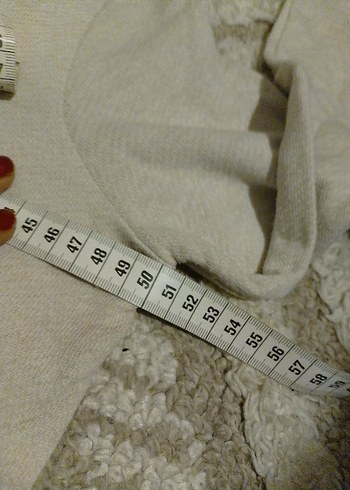 Kız Çocuk Bej Uzun Kollu Baskılı Keten Tişört - Görsel 8