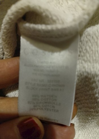 Kız Çocuk Bej Uzun Kollu Baskılı Keten Tişört - Görsel 5