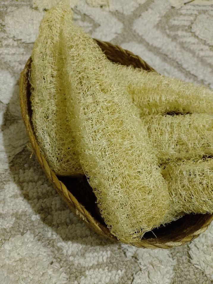 Bej Banyo Lif Süngeri organik kabak lifi adet fiyatı 55tl - Görsel 2