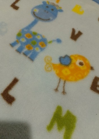 Bebek Pamuklu Baskılı Çocuk Battaniyesi yorgan yorgan kılıfı - Görsel 3