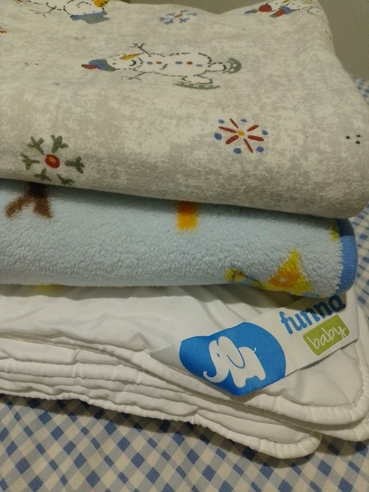 Bebek Pamuklu Baskılı Çocuk Battaniyesi yorgan yorgan kılıfı - Görsel 4