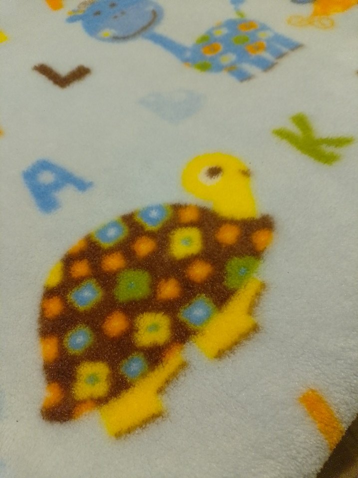 Bebek Pamuklu Baskılı Çocuk Battaniyesi yorgan yorgan kılıfı - Görsel 2