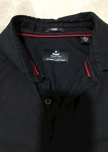 Erkek Siyah Uzun Kollu Düğmeli Gömlek - Görsel 4