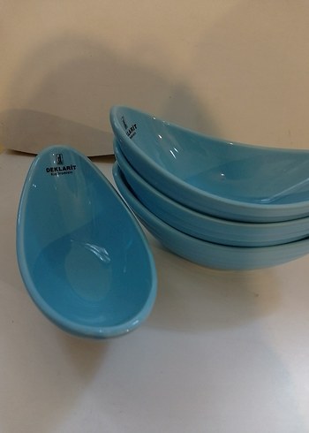 Pastel Mavi Seramik Kase Seti - Görsel 2