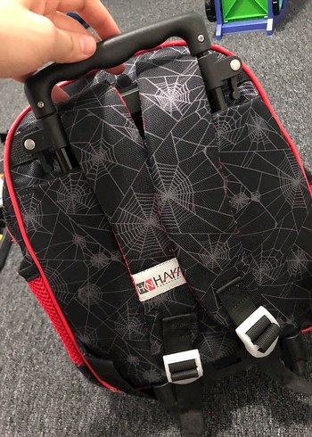 Kırmızı Örümcek Adam Desenli Çocuk Sırt Çantası - Görsel 5