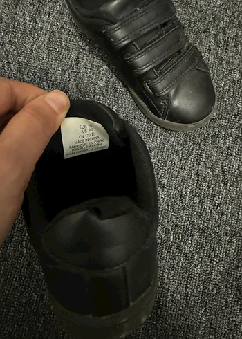 Erkek Çocuk Siyah Cırt Cırtlı Spor Ayakkabı - Görsel 3