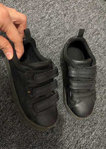 Erkek Çocuk Siyah Cırt Cırtlı Spor Ayakkabı - Görsel 2