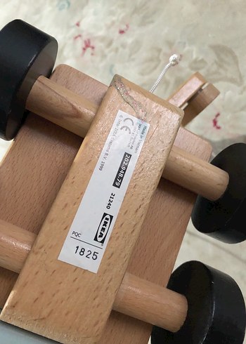 Pastel Renkli doğal Ahşap Oyuncak Kamyon - Görsel 6