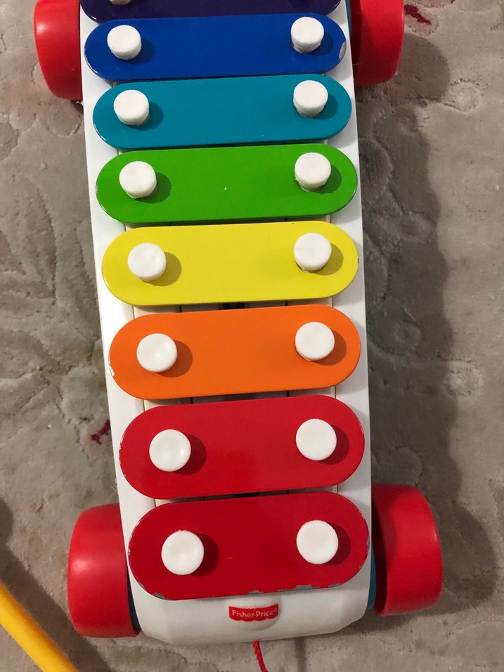 Fisher price Renkli Ahşap Ksilofon Oyuncak - Görsel 2