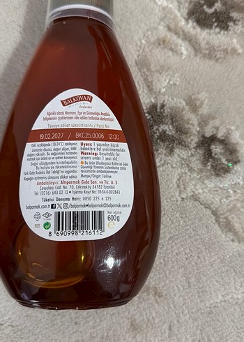 Balkovan Doğal Çiçek Balı 600g - Görsel 2